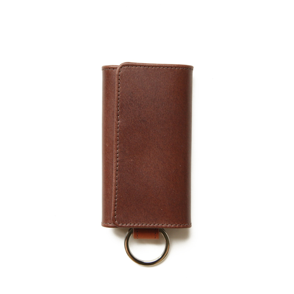 Whitehouse Cox（ホワイトハウスコックス）S9692 Key Case With Ring（キーケース）/Brown×Tan