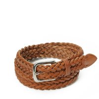 Whitehouse Cox（ホワイトハウスコックス）P-2274 Cow Hide 28mm Plaited Belt（メッシュベルト）/Newton（ニュートン）※36インチのみ