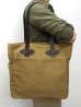 画像2: FILSON（フィルソン）OPEN TOTE BAG（オープントートバッグ）/TAN（タン） (2)