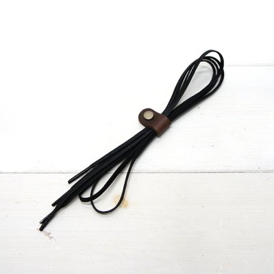 画像1: WHEEL ROBE（ウィールローブ）FLAT SHOE LACE 80cm・150cm（純正フラットシューレース）/Black（ブラック）※メール便発送可※