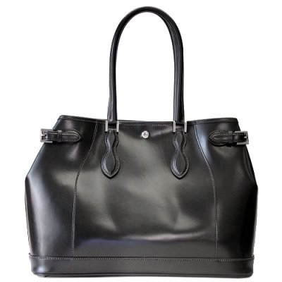 画像1: WILD SWANS（ワイルドスワンズ）Drucker（ドラッカー）トートバッグ"サドルプルアップ"/Black（ブラック）