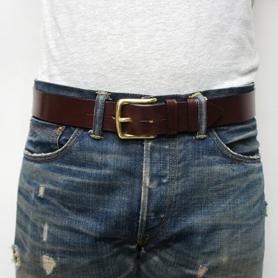 画像6: Martin Faizey(マーティンフェイジー)1.5inch West End Buckle Saddle Leather Belt(サドルレザーベルト)/ Havana Brown(ハバナブラウン)