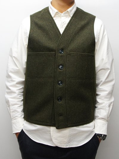 画像8: FILSON（フィルソン）MACKINAW WOOL VEST（マッキーノウールベスト）/ DARK GREEN(ダークグリーン）