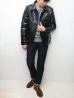 画像17: Y'2 LEATHER（ワイツーレザー）ANILINE HORSE SHIRT JACKET（アニリンホースシャツジャケット）/Black（ブラック）