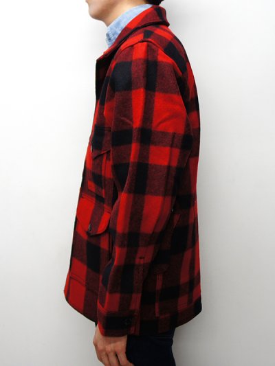 画像8: FILSON（フィルソン）MACKINAW WOOL CRUISER（マッキーノウールクルーザー）/ RED×BLACK（レッド×ブラック）