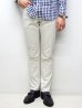 画像12: F.O.B FACTORY（エフオービーファクトリー）PIQUE 5POCKET PANTS（ピケ5ポケットパンツ）Highcount Pique/Ivory（アイボリー）【裾上げ無料】