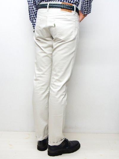 画像11: F.O.B FACTORY（エフオービーファクトリー）PIQUE 5POCKET PANTS（ピケ5ポケットパンツ）"Highcount Pique" / Ivory（アイボリー）【裾上げ無料】