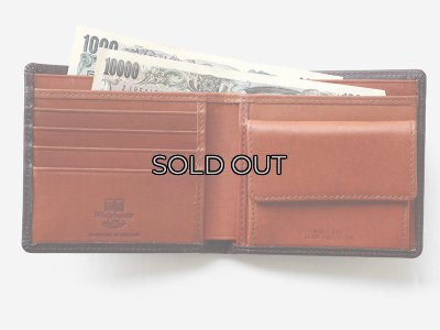 画像4: Whitehouse Cox（ホワイトハウスコックス）S7532 Coin Wallet（2つ折りウォレット）/Brown×Tan（ブラウン×タン）