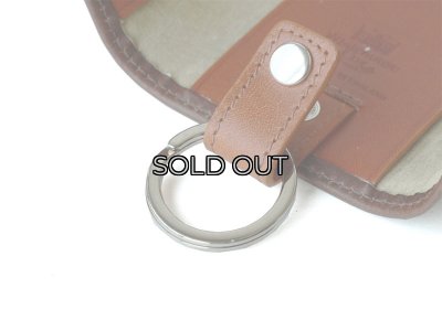 画像3: Whitehouse Cox（ホワイトハウスコックス）S9692 Key Case With Ring（キーケース）/Brown×Tan（ブラウン×タン）