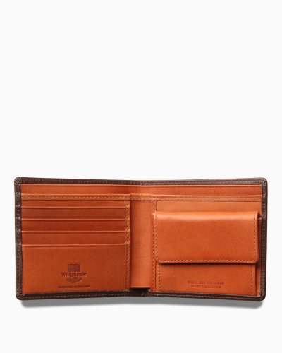 画像2: Whitehouse Cox（ホワイトハウスコックス）S7532 Coin Wallet（2つ折りウォレット）/Brown×Tan（ブラウン×タン）