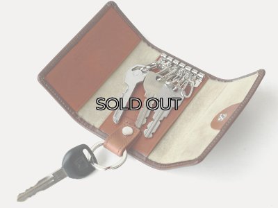 画像6: Whitehouse Cox（ホワイトハウスコックス）S9692 Key Case With Ring（キーケース）/Brown×Tan（ブラウン×タン）