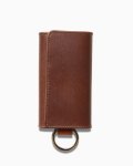 Whitehouse Cox（ホワイトハウスコックス）S9692 Key Case With Ring（キーケース）/Brown×Tan（ブラウン×タン）