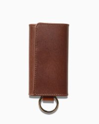 Whitehouse Cox（ホワイトハウスコックス）S9692 Key Case With Ring（キーケース）/Brown×Tan（ブラウン×タン）