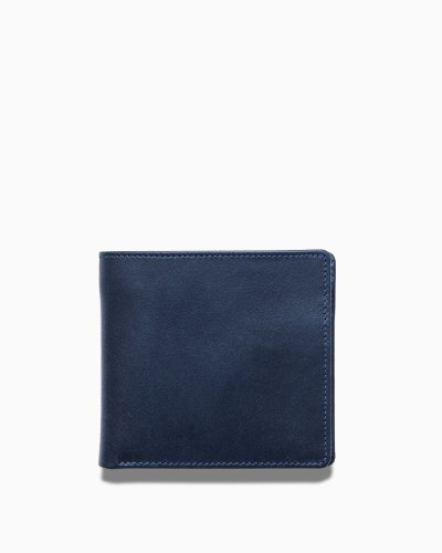 画像1: Whitehouse Cox（ホワイトハウスコックス）S7532 Coin Wallet（2つ折りウォレット）/Navy×Tan（ネイビー×タン）