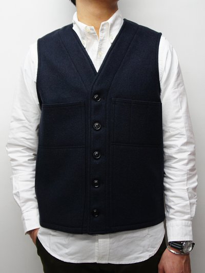 画像8: FILSON（フィルソン）MACKINAW WOOL VEST（マッキーノウールベスト）/ Navy（ネイビー）