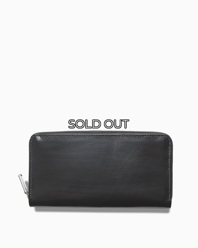 画像1: Whitehouse Cox（ホワイトハウスコックス）S2622 Long Zip Wallet（ロングジップウォレット）/Black（ブラック）