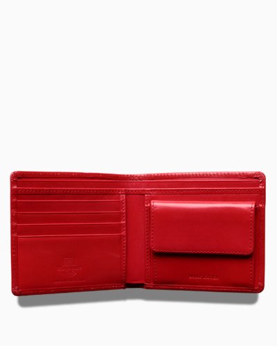 画像2: Whitehouse Cox（ホワイトハウスコックス）S7532 Coin Wallet（2つ折りウォレット）/Red（レッド）