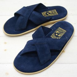 ISLAND SLIPPER（アイランドスリッパ）PT223 (スエードレザーサンダル)"Suede" / Navy（ネイビー）