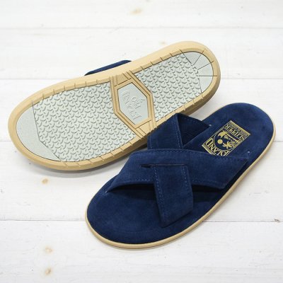 画像2: ISLAND SLIPPER（アイランドスリッパ）PT223 スエードレザーサンダル/Navy（ネイビー）