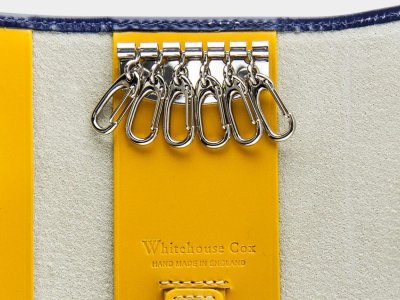 画像3: Whitehouse Cox（ホワイトハウスコックス）S9692 Key Case With Ring（キーケース）/Black×Marine（ブラック×マリン）