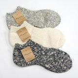 Mauna Kea（マウナケア）スラブネップスニーカーソックス/Gray（グレー）・Natural（ナチュラル）・Black（ブラック）※3足までメール便発送可※