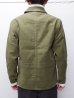 画像8: F.O.B FACTORY（エフオービーファクトリー）FRENCH MOLESKIN JACKET（フレンチモールスキンジャケット）HEAVY MOLESKIN/Olive（オリーブ）