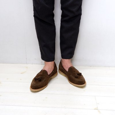 画像8: 『OUTLET』SANDERS（サンダース）Tassel Loafer（タッセルローファー）"Suede Leather" / Snuff Suede（ブラウンスエード）