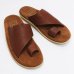 画像3: ISLAND SLIPPER（アイランドスリッパ）PTS704BH ブルハイドレザーサンダル/Peanut×Tobacco（ピーナッツ×タバコ）