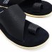 画像6: ISLAND SLIPPER（アイランドスリッパ）PTS704BH ブルハイドレザーサンダル/Black×Black（ブラック×ブラック）