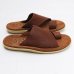 画像4: ISLAND SLIPPER（アイランドスリッパ）PTS704BH（ブハイドレザーサンダル）/ Peanut×Tobacco（ピーナッツ×タバコ）