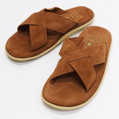 画像1: ISLAND SLIPPER（アイランドスリッパ）PT223 (スエードレザーサンダル) "Suede" / Peanut（ピーナッツ）