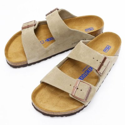 画像1: BIRKENSTOCK（ビルケンシュトック）ARIZONA（アリゾナ）"ソフトフットベッド"/Taupe Suede（トープスエード）