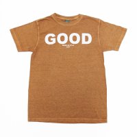 Good On（グッドオン）Short Sleeve Crew Neck Logo Print Tee（ショートスリーブクルーネックロゴプリントTシャツ）"GOOD ON"/Mocha（モカ）※Sサイズのみ