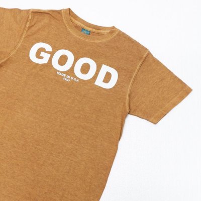 画像4: Good On（グッドオン）Short Sleeve Crew Neck Logo Print Tee（ショートスリーブクルーネックロゴプリントTシャツ）"GOOD ON"/Mocha（モカ）※Sサイズのみ