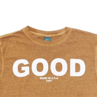 画像3: Good On（グッドオン）Short Sleeve Crew Neck Logo Print Tee（ショートスリーブクルーネックロゴプリントTシャツ）"GOOD ON"/Mocha（モカ）※Sサイズのみ