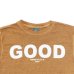 画像3: Good On（グッドオン）Short Sleeve Crew Neck Logo Print Tee（ショートスリーブクルーネックロゴプリントTシャツ）"GOOD ON"/Mocha（モカ）※Sサイズのみ (3)