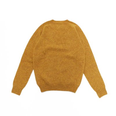 画像2: INVERALLAN（インバーアラン）Crew Neck Saddle Shoulder Sweater（クルーネックサドルショルダーセーター）Supersoft Shetland/Cumin（クミン）