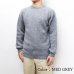 画像8: INVERALLAN（インバーアラン）Crew Neck Saddle Shoulder Sweater（クルーネックサドルショルダーセーター）Supersoft Shetland/Pine Shadow（パインシャドー）