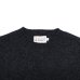 画像3: INVERALLAN（インバーアラン）Crew Neck Saddle Shoulder Sweater（クルーネックサドルショルダーセーター）Supersoft Shetland/Charcoal（チャコールグレー）