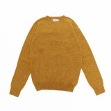 INVERALLAN（インバーアラン）Crew Neck Saddle Shoulder Sweater（クルーネックサドルショルダーセーター）Supersoft Shetland/Cumin（クミン）