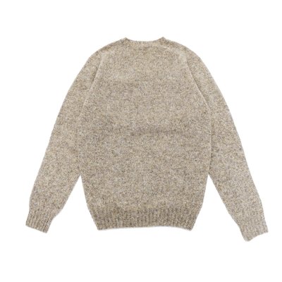 画像2: INVERALLAN（インバーアラン）Crew Neck Saddle Shoulder Sweater（クルーネックサドルショルダーセーター）Supersoft Shetland/Mushroom（マッシュルーム）