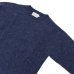 画像4: INVERALLAN（インバーアラン）Crew Neck Saddle Shoulder Sweater（クルーネックサドルショルダーセーター）Supersoft Shetland/Denim（デニム）