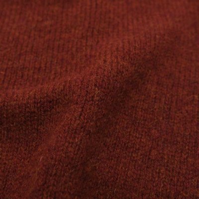 画像6: INVERALLAN(インバーアラン)Crew Neck Saddle Shoulder Sweater(クルーネックサドルショルダーセーター)"Supersoft Shetland" / Blaze(ダークレッド)
