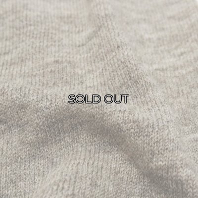 画像6: INVERALLAN(インバーアラン)Crew Neck Saddle Shoulder Sweater(クルーネックサドルショルダーセーター)"Voe True Shetland" / Silver(シルバー)