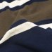 画像6: ＜OUTLET＞BARBARIAN（バーバリアン）クラシック ラガーシャツ（CENTER STRIPES）”旧モデル” / Navy×Ivory×Moss（ネイビー×アイボリー×モスグリーン）※Sサイズのみ