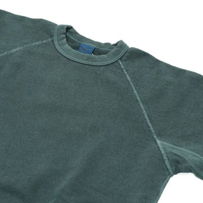 画像4: Good On（グッドオン）Raglan Crew Sweat（ラグランクルースウェット）"Pigment Dye" / Slate（スレート）