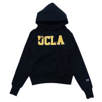 ＜OUTLET＞Champion（チャンピオン）REVERSE WEAVE PULLOVER HOODED SWEATSHIRT（リバースウィーブプルオーバースウェットパーカー）"UCLA"/Navy（ネイビー）Made in USA※Sサイズのみ