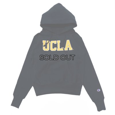 画像1: 『OUTLET』Champion（チャンピオン）REVERSE WEAVE PULLOVER HOODED SWEATSHIRT・Made in USA（リバースウィーブプルオーバースウェットパーカー・アメリカ製）"UCLA" / Navy（ネイビー）※Sサイズのみ