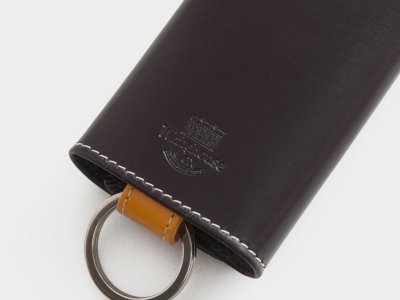 画像7: Whitehouse Cox（ホワイトハウスコックス）S9692 Key Case with Ring（キーケース）/Espresso×Yellow（エスプレッソ×イエロー）