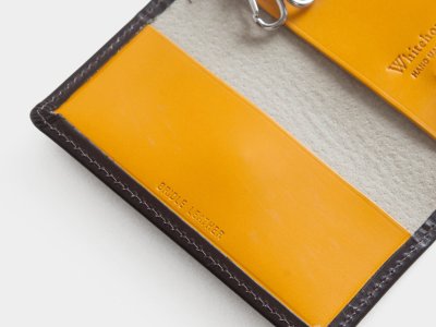 画像6: Whitehouse Cox（ホワイトハウスコックス）S9692 Key Case with Ring（キーケース）/Espresso×Yellow（エスプレッソ×イエロー）